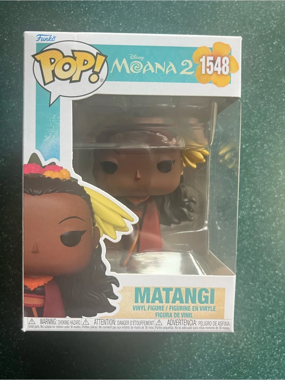 Funko Pop! Matangi Moana 2 Vinyl Figure - Yellow, Black & Brown